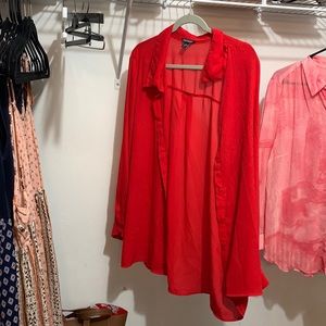 Good luck red blouse lucky red blouse get that job blouse